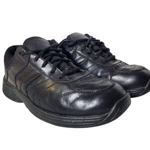 Orthofeet Pacific Palisades BioFit Shoes Size 8.5 Mens Black Leather Diabetic